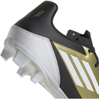 Ghete de fotbal adidas F50 Club Firm Ground auriu negru