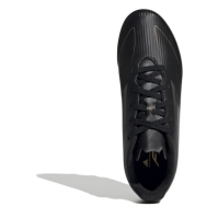 Ghete de fotbal adidas F50 Club Firm Ground pentru Copii negru argintiu