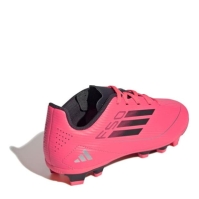 Ghete de fotbal adidas F50 Club Firm Ground pentru Copii roz negru