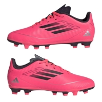 Ghete de fotbal adidas F50 Club Firm Ground pentru Copii roz negru