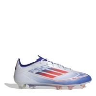 Ghete de fotbal adidas F50 Elite Firm Ground alb rosu albastru