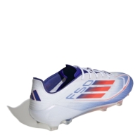 Ghete de fotbal adidas F50 Elite Firm Ground alb rosu albastru