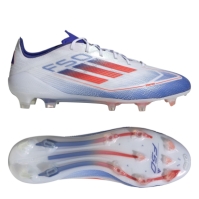 Ghete de fotbal adidas F50 Elite Firm Ground alb rosu albastru