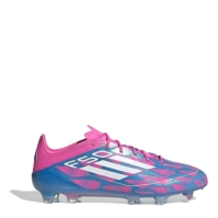 Ghete de fotbal adidas F50 Elite Firm Ground albastru roz