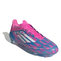 Ghete de fotbal adidas F50 Elite Firm Ground albastru roz