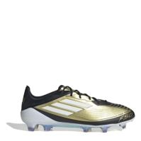 Ghete de fotbal adidas F50 Elite Firm Ground auriu negru