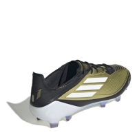 Ghete de fotbal adidas F50 Elite Firm Ground auriu negru