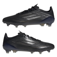 Ghete de fotbal adidas F50 Elite Firm Ground negru argintiu