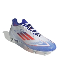 Ghete de fotbal adidas F50 Elite gazon sintetic alb rosu albastru