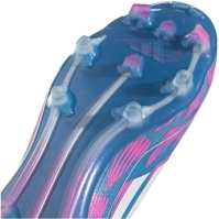 Ghete de fotbal adidas F50 Elite Laceless Firm Ground albastru roz