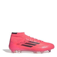 Ghete de fotbal adidas F50 Elite Mid-Cut Firm Ground pentru femei roz negru