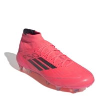 Ghete de fotbal adidas F50 Elite Mid-Cut Firm Ground pentru femei roz negru