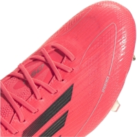 Ghete de fotbal adidas F50 Elite Mid-Cut Firm Ground pentru femei roz negru