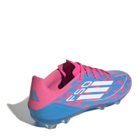 Ghete de fotbal adidas F50 League Firm Ground albastru roz