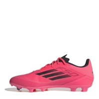 Ghete de fotbal adidas F50 League Firm Ground roz negru