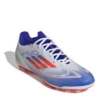 Ghete de fotbal adidas F50 League gazon sintetic alb rosu albastru