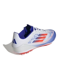 Ghete de fotbal adidas F50 League gazon sintetic alb rosu albastru