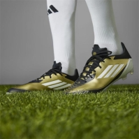 Ghete de fotbal adidas F50 League Firm Ground auriu negru