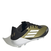 Ghete de fotbal adidas F50 League Firm Ground auriu negru