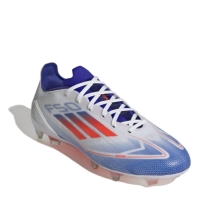 Ghete de fotbal adidas F50 Pro Firm Ground alb rosu albastru