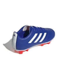 Ghete de fotbal adidas Goletto Firm Ground Juniors albastru alb rosu