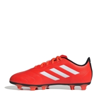 Ghete de fotbal adidas Goletto Firm Ground Juniors rosu alb