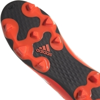 Ghete de fotbal adidas Goletto Firm Ground Juniors rosu alb