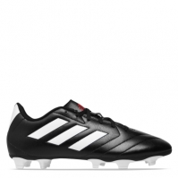 Ghete de fotbal adidas Goletto Firm Ground Juniors negru alb