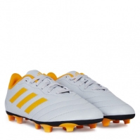 Ghete de fotbal adidas Goletto VIII Firm Ground gri portocaliu