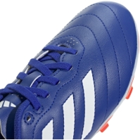 Ghete de fotbal adidas Goletto VIII Firm Ground pentru Copii albastru alb rosu