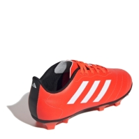 Ghete de fotbal adidas Goletto VIII Firm Ground pentru Copii rosu alb negru