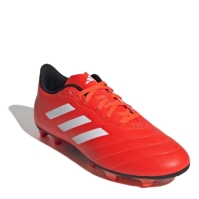 Ghete de fotbal adidas Goletto VIII Firm Ground rosu alb negru