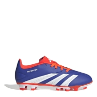 Ghete de fotbal adidas Predator 24 Club Flexible Ground pentru Copii albastru alb rosu