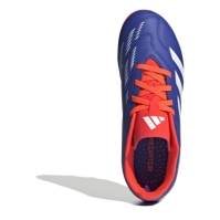 Ghete de fotbal adidas Predator 24 Club Flexible Ground pentru Copii albastru alb rosu