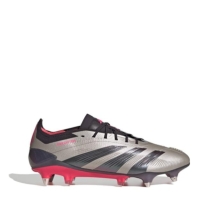 Ghete de fotbal adidas Predator 24 Elite gazon sintetic argintiu negru