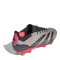 Ghete de fotbal adidas Predator 24 Elite gazon sintetic argintiu negru