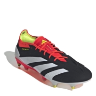 Ghete de fotbal adidas Predator 24 Elite gazon sintetic negru alb rosu