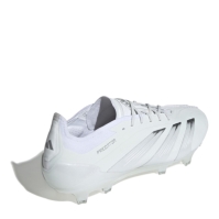 Ghete de fotbal adidas Predator 24 Elite Low Firm Ground alb argintiu