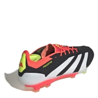 Ghete de fotbal adidas Predator 24 Elite Low Firm Ground negru alb rosu