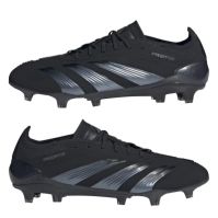 Ghete de fotbal adidas Predator 24 Elite Low Firm Ground negru gri