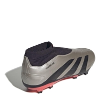 Ghete de fotbal adidas Predator 24 League Laceless Firm Ground argintiu negru