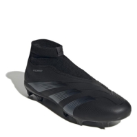 Ghete de fotbal adidas Predator 24 League Laceless Firm Ground negru gri