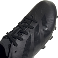 Ghete de fotbal adidas Predator 24 League Low Multi-Ground pentru Copii c negru gri carbon