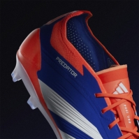 Ghete de fotbal adidas Predator Elite Firm Ground albastru alb rosu