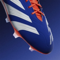 Ghete de fotbal adidas Predator Elite Firm Ground albastru alb rosu