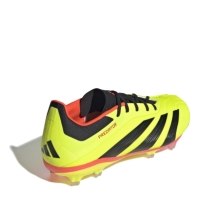 Ghete de fotbal adidas Predator Elite Firm Ground pentru copii galben negru sl rd