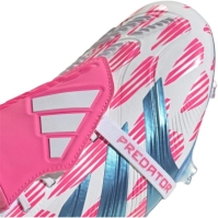 Ghete de fotbal adidas Predator Elite Foldover Tongue Firm Ground alb roz