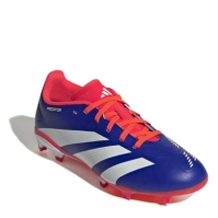 Ghete de fotbal adidas Predator League Firm Ground pentru Copii albastru alb rosu