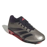 Ghete de fotbal adidas Predator League Firm Ground pentru Copii argintiu negru