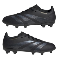 Ghete de fotbal adidas Predator League Firm Ground pentru Copii core negru crbn